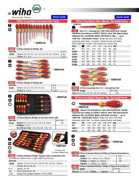 wiha tools catalog.